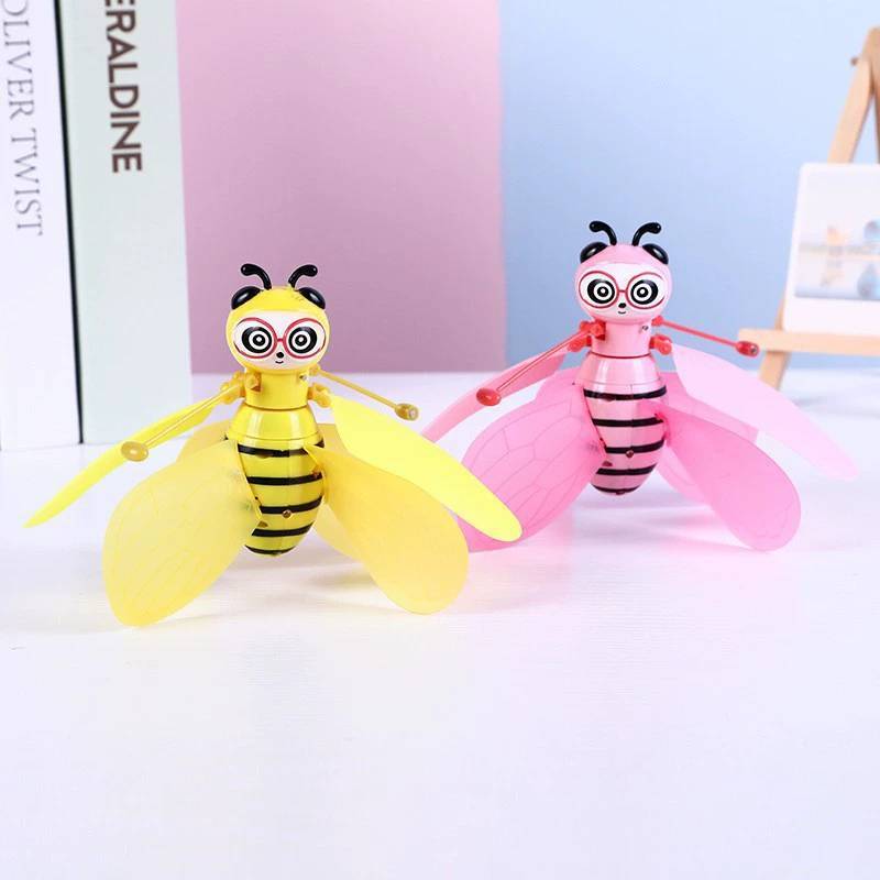 Small Flying Bee Hovering Toy With Gesture Control And Usb Charging For Kids