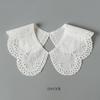 White Neckline Lace Collar Craft Sewing Fabric Venise Motif Applique Trims DIY Craft