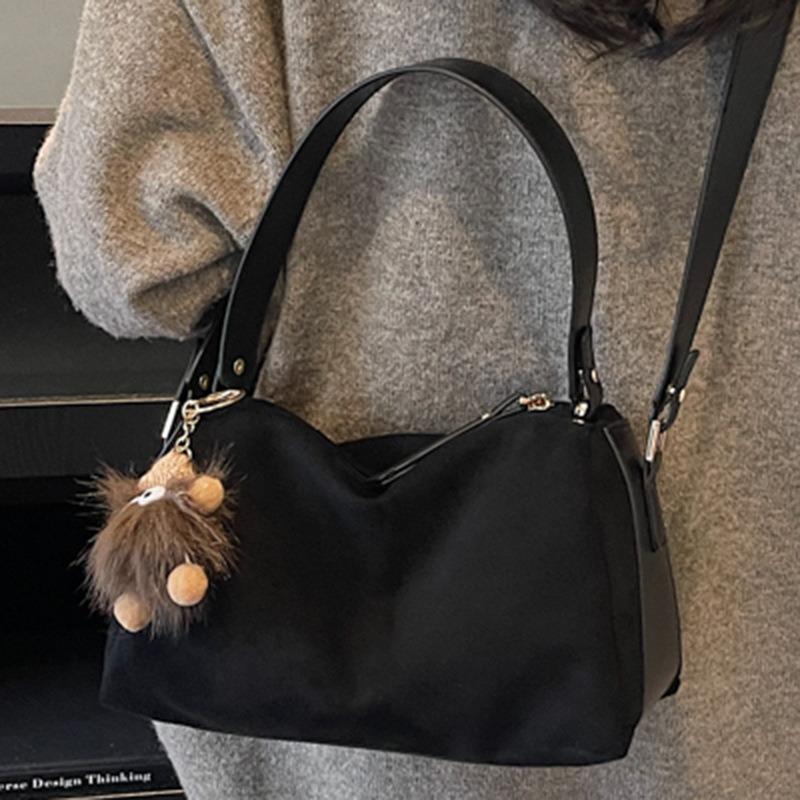 Niche retro suede pillow bag women's autumn new women's handbag shoulder bag