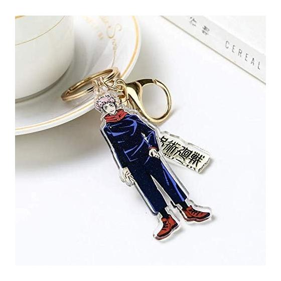 Jujutsu Kaisen Keychain Goods Kojo Yuujin Gojo Satoru Kugisaki Nobara Moe Goods Whole Body Character Style Stylish Accessories Key Chain Bag Car Key