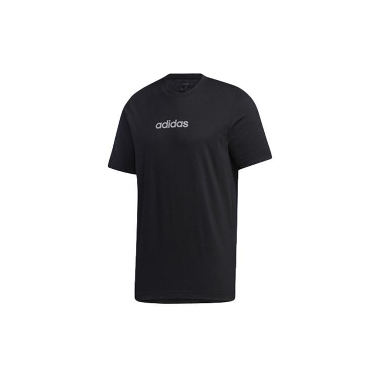 adidas Logo Sports Short-sleeve Tee Men Black Men s GD5438 XL