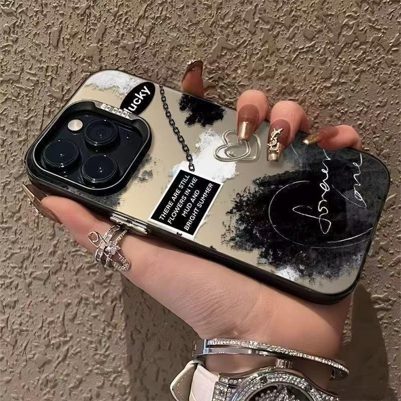 Chain Love Applies To Apple 17Promax Mobile Phone Case iPhone16 Vitality Case 15 European and American Style 1413