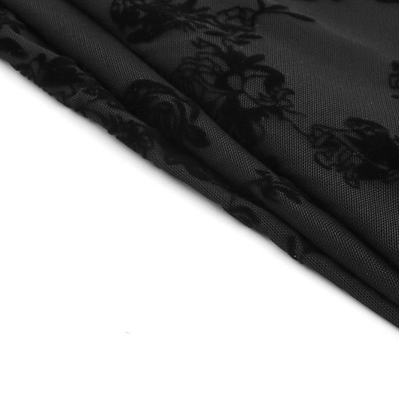 GMXIA Trend letnej halloweenskej párty Slim-fit Chain Cross Dvojitá gotická polovičná sukňa pre ženy