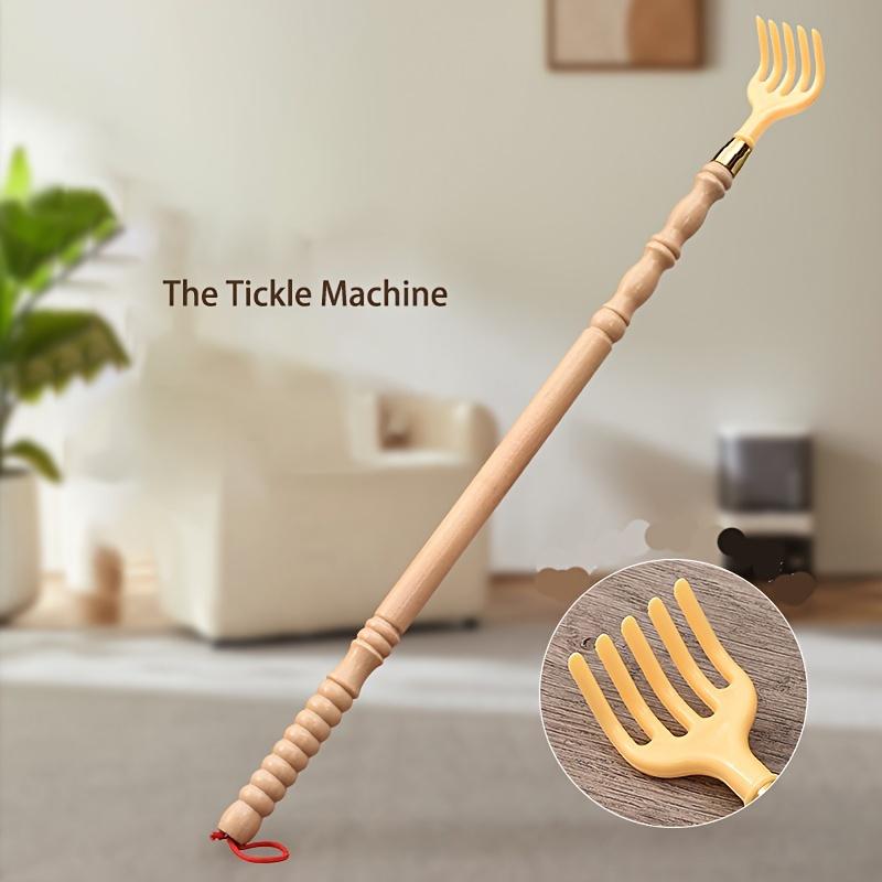 Gratta schiena ergonomico in legno: Strumento portatile manuale per alleviare il prurito per uso domestico - Taglia adulta