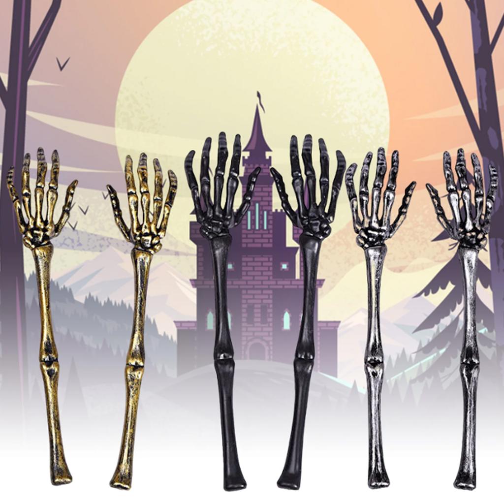 Plastic Skeleton Stakes, Skeleton Stakes, Skeleton Hands, Bones, Halloween Yard Signs, Outdoor Parties, Gardens