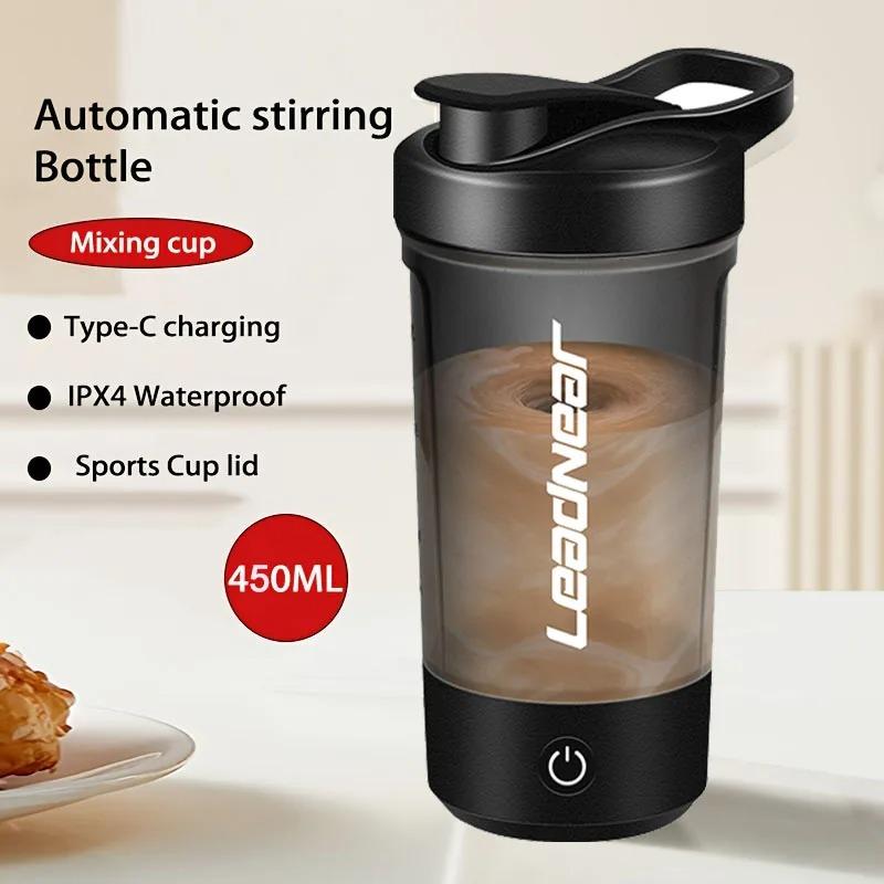 Portable Electric Blender USB Rechargeable Shaker Cup Sports Mixing Cup for Milkshakes, Coffee Fitness Protein powder Shaker Cup