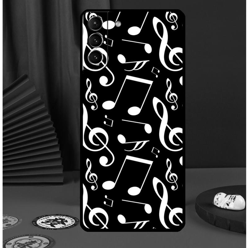 Treble Clef Music Note Phone Case For Samsung Galaxy S25 Ultra S9 S10 S20 S21 S22 Plus S23 FE S24 Ultra Back Cover