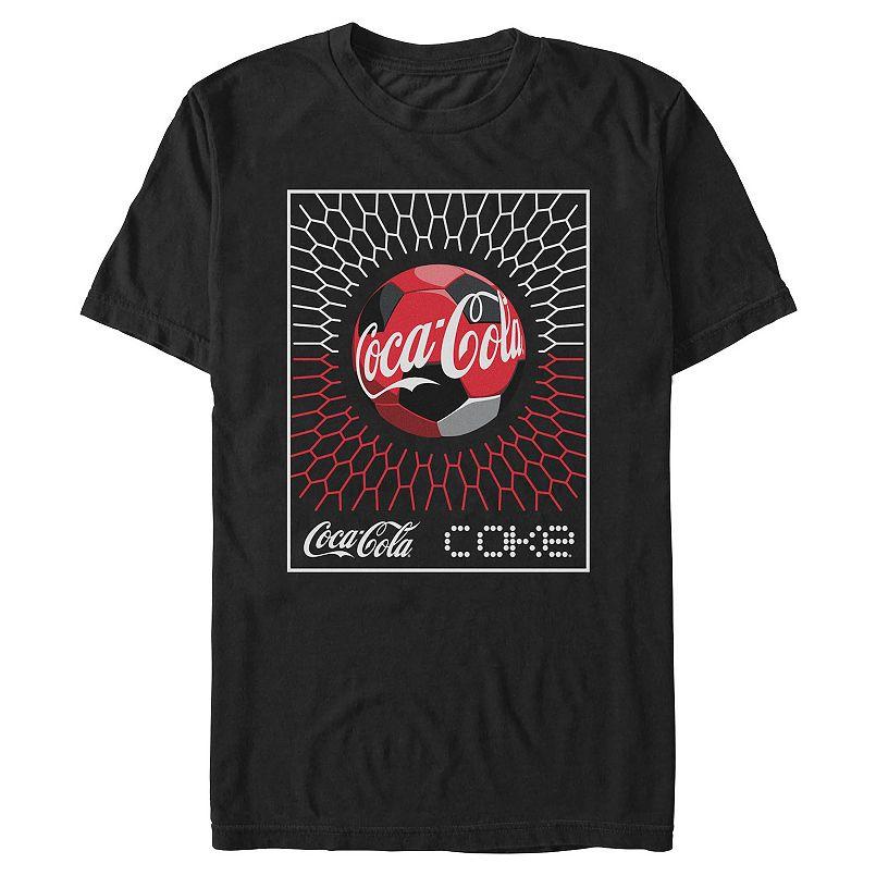 Men s Coca-Cola Soccer Ball Graphic Tee 2XL