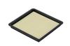 Soba Metálico Pérola com Placa Fumidokoro Ranhurada, Quadrada, Plástico, Base, Japão, HB-5802
