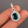 Apatite Gemstone 925 Sterling Silver Jewelry Handmade Pendant 1.20" Gift For Her PP-7-12
