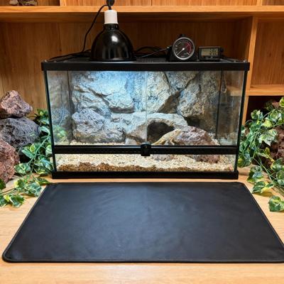 Under Pet Cage Mat Waterproof Non-Slip Protectors 48x36 Inch Thick Under Pet Cage Mat For Kennels Crate Enclosure Indoor Reptile