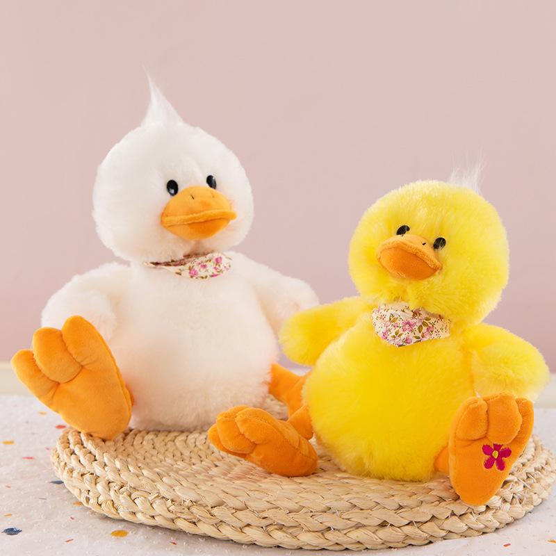 New Cute Little Yellow Duck Doll Plush Toy Little Duck Comforting Dolls Give Gifts To Children Girls