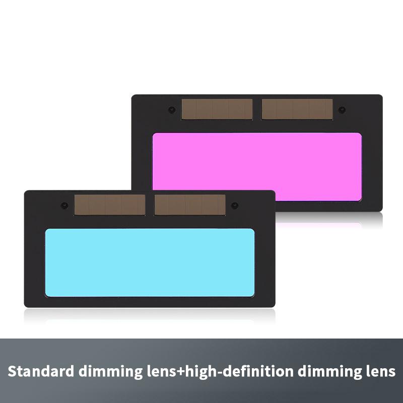 Solar Auto-Abdunkelnde Schweißlinse Schweißbrille Solarbetriebene Schweißhelm-Schutzbrille Schweißhelm Maske Zubehör