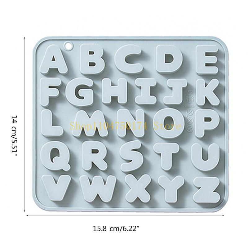 English Letter Shaped Resin Silicone Fondant Mold DIY Cake Pastry Baking Mold Top Sale
