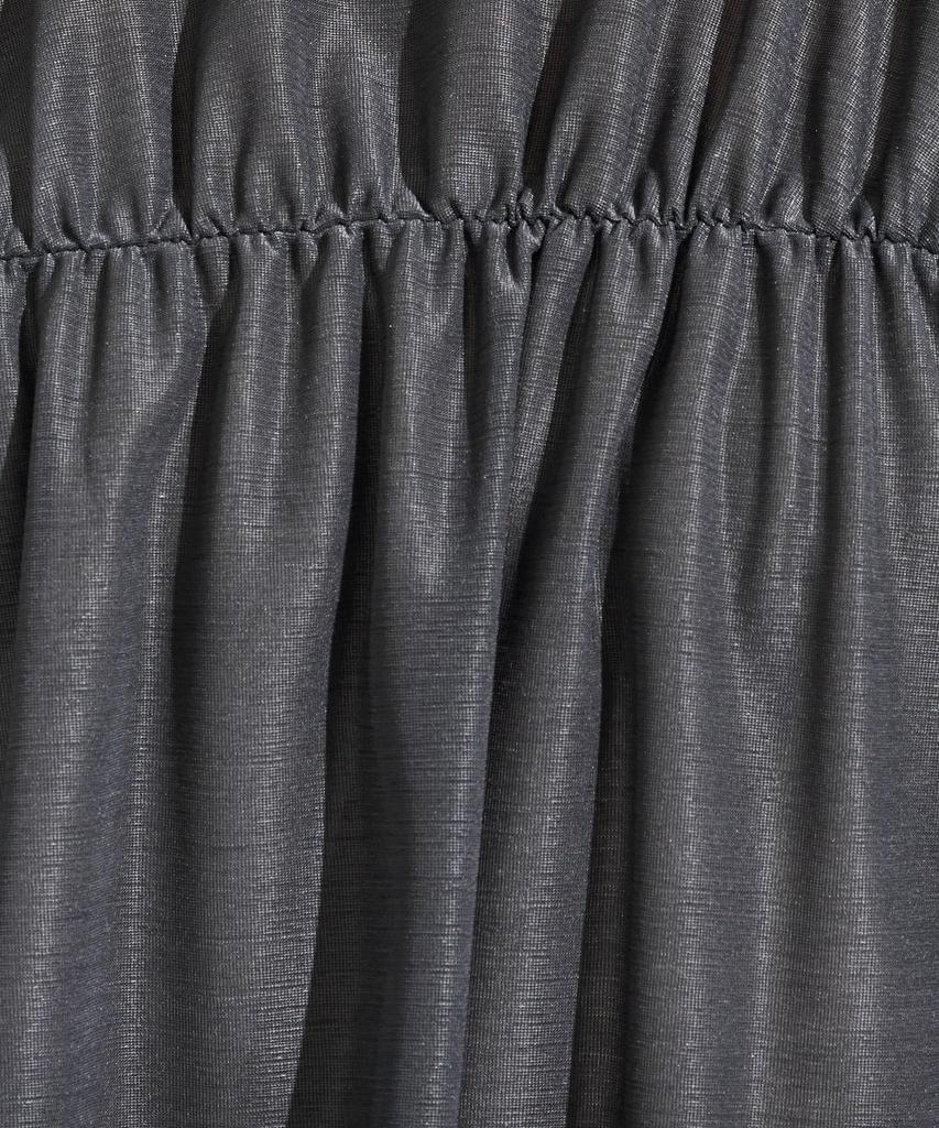 INDIVI Washable Shirred Sheer Black Size 38 12713600 Top, Women's, (019), (M),