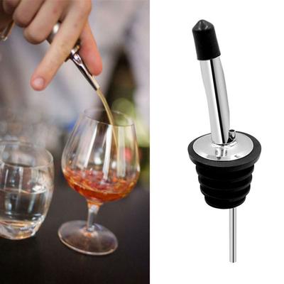 1/3PCS Spirit Dispenser Free Flow Spout Stopper Bottle Cap Wine Pourer Stainless Steel