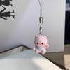 Cute Cat Pendant Keychain Phone Strap Lanyard Strap Backpack Charm Accessories Car Keys Decoration Handmade Jewelry Gift