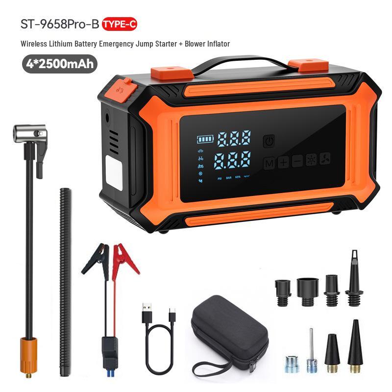 

Автомобильный аварийный пусковое устройство и 12 В воздушный насос комбо