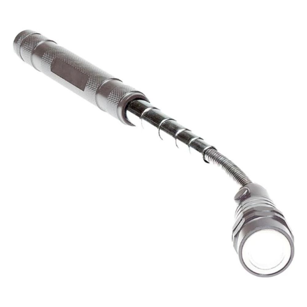 Telescopic Stretching Magnetic Pickup Tool 3 LEDs Flexible LED Flashlight  Corner Picking