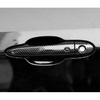 Carbon Fiber Exterior Four Door Handles Shell Cover Trim for Jeep Compass 2017+