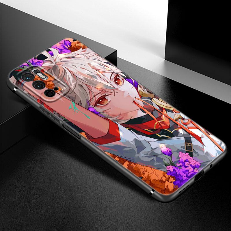 Genshin Impact Raiden Shogun Baal Case For Xiaomi Redmi Note 7 8 9 10 Lite 11 11E 11T 12 Pro 11S 4G 10T 5G 8T 9S 10S Black Cover