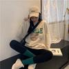 2025 Autumn Women's Trendy Loose Crew Neck Long Sleeve Sweatshirt - Korean Style Student Outerwear