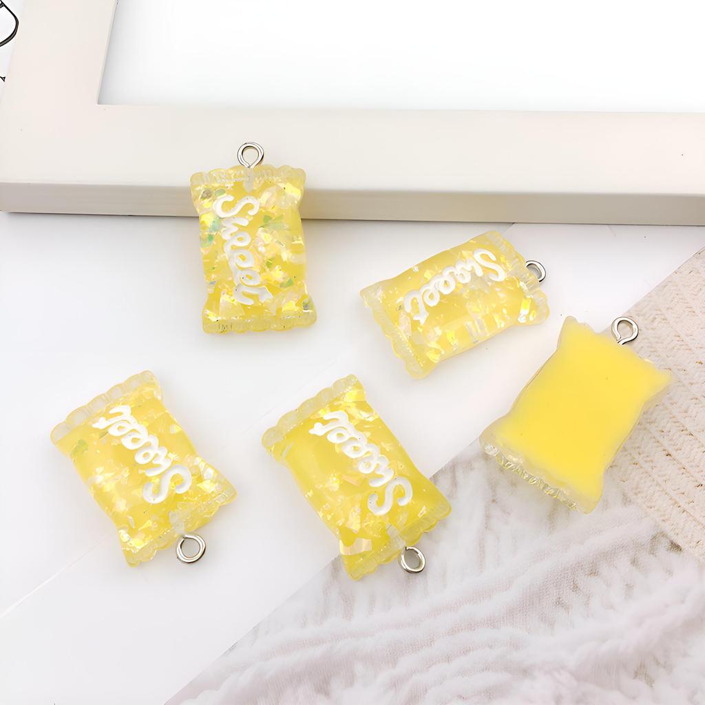 Bear Candy Resin Lollipop Pendant: Mix 32 DIY Jewelry & Toy Accessories Lucky Bag for Kids