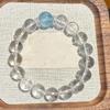 Wristband Crystal Beads Bracelet Hand Jewelry Vintage Beaded Bracelet Clear Crystal Bracelet  Gift