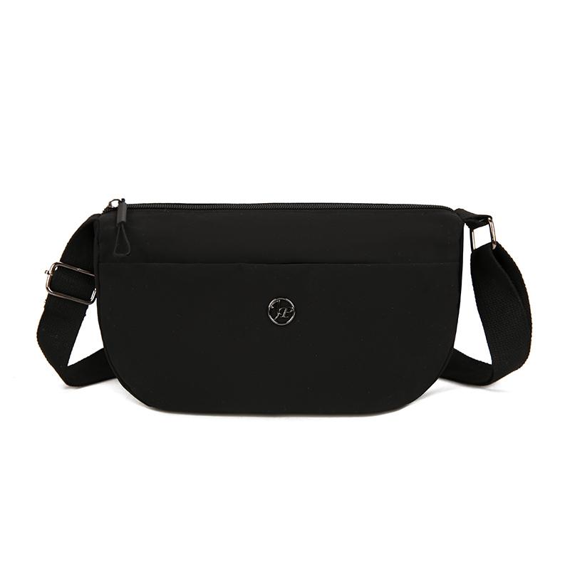 Crossbody Bag for Women Large Capacity Waterproof Nylon Multi Pocket Adjustable Wide Strap Travel Shoulder Satchel Daily Purse чёрный 940₽