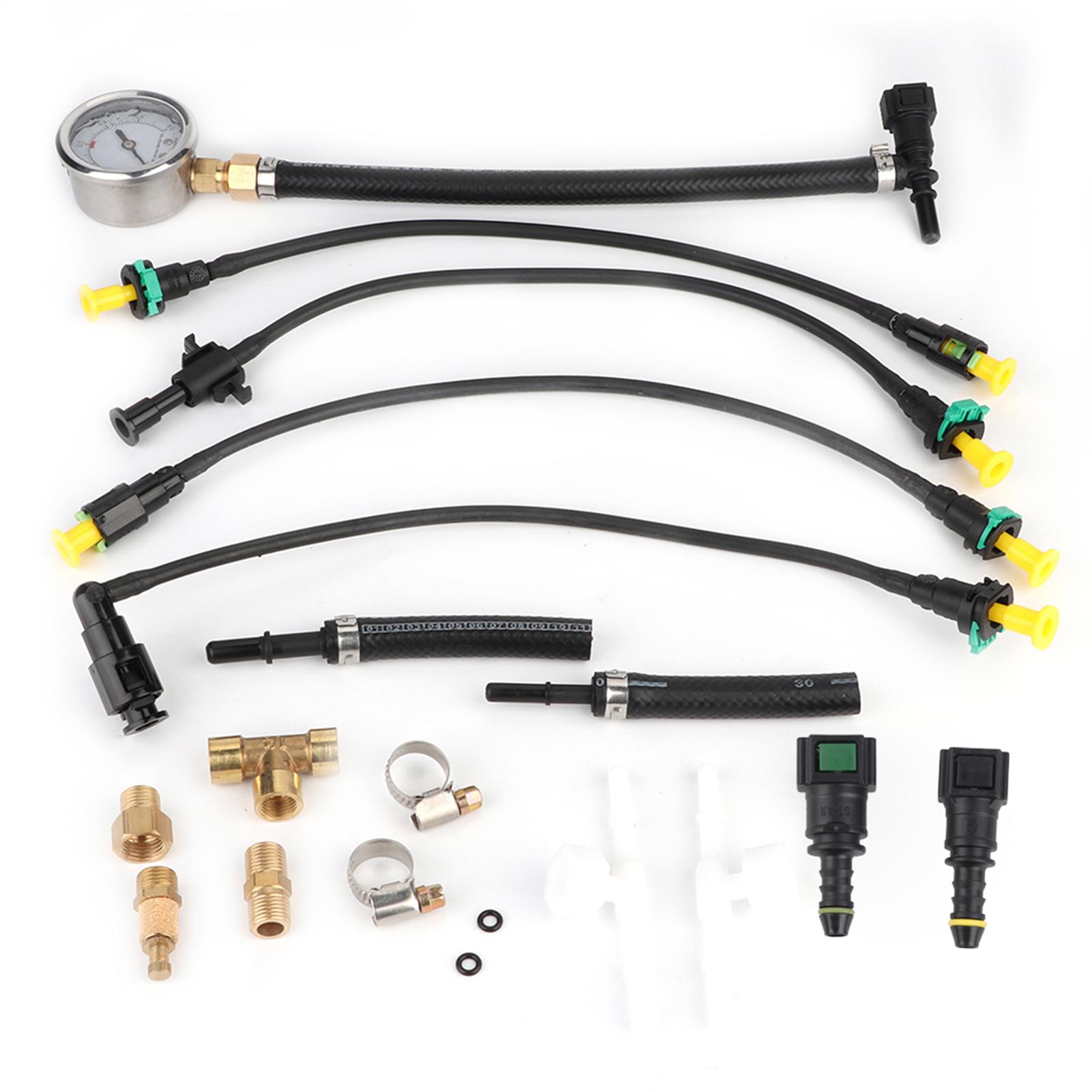 

Universal Fuel Pressure Gauge Meter Fuel Supply System Tester Gauge