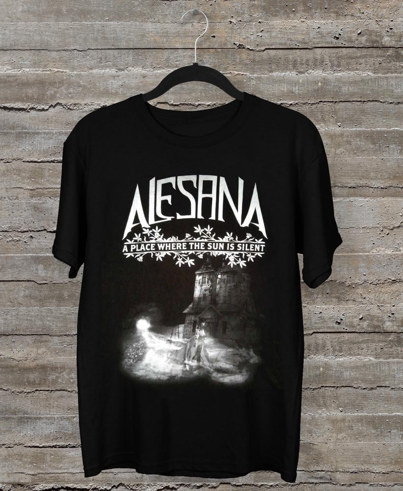 Alesana Band Short Sleeve Black Unisex All Size T-Shirt AC1127 Unisex T-Shirt XXXXL