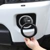 For Land Rover Discovery 4 LR4 2014-2016 Car Accessories ABS Black Glossy Front Fog Lamp Frame Cover Trim