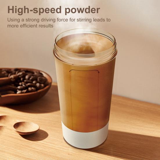 400ml Self-Stirring Automatic Shaker Cup USB Rechargeable Protein Shaker Meal Replacement Portable Sport Mixing Cup