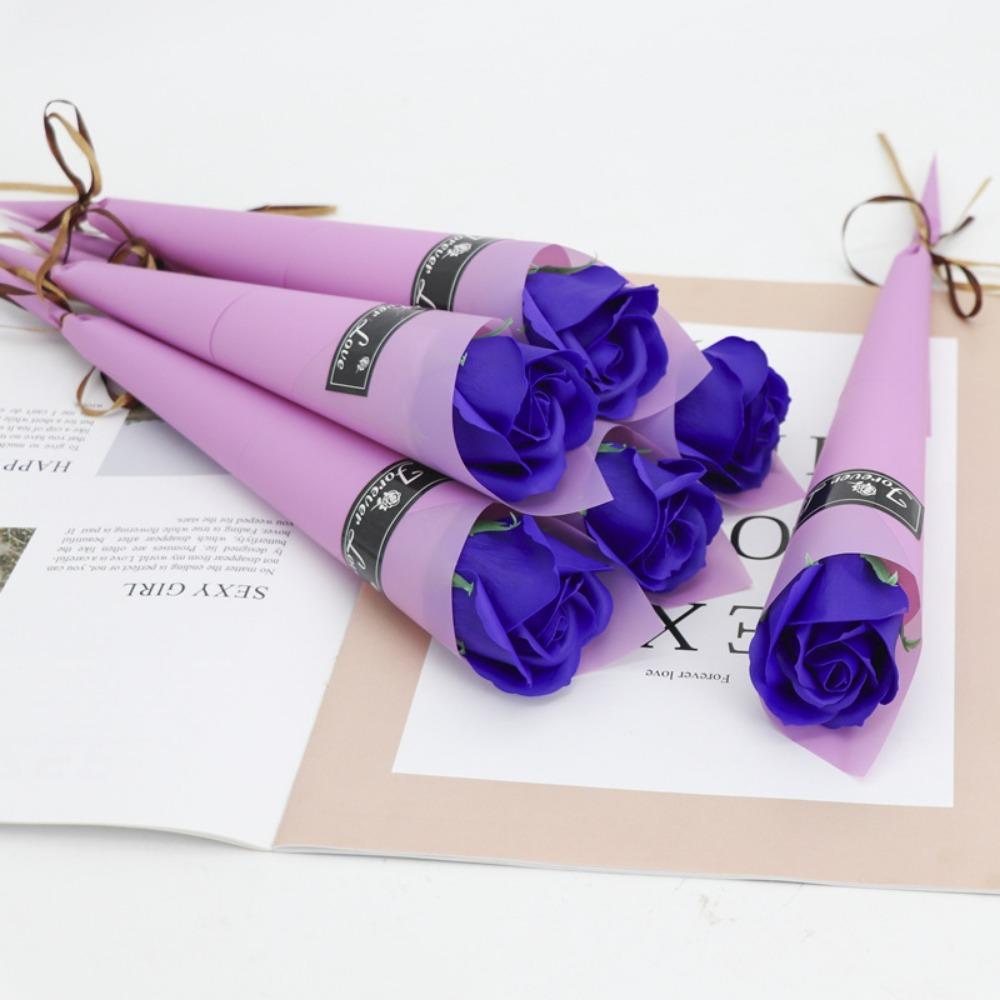 5/10Pcs Soap Artificial Flower Carnation Rose Bouquet Valentine's Day Decoration Home Room Decor Soap Flowers Teacher's Day Gift