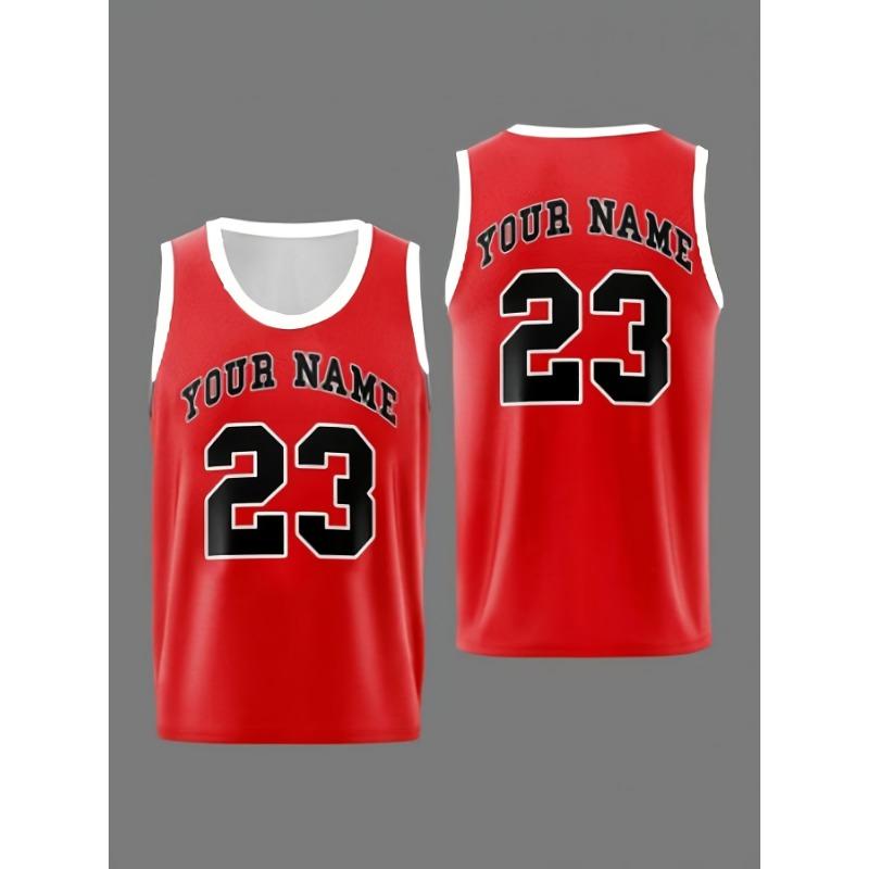 Customized Logo Men's Basketball Tank Top Perfect for Gym Workout Daily Wear And Outdoor Activities Personalized Basketball Jersey
