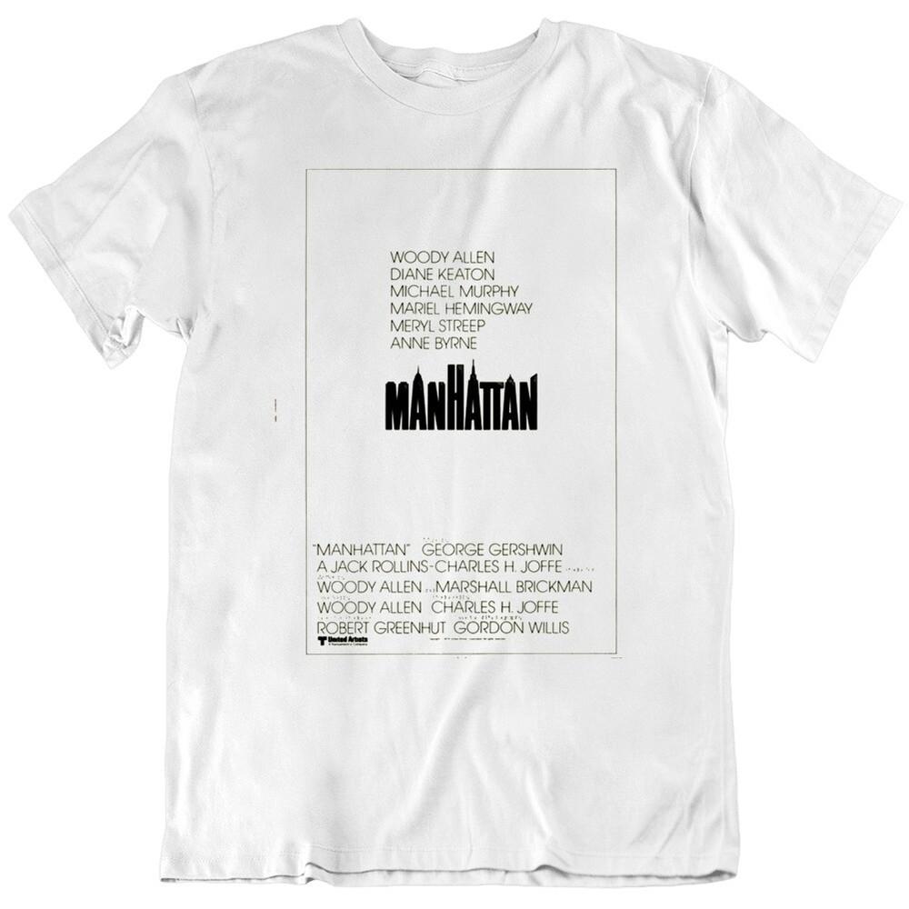 Manhattan 1979 Movie Poster Fan T Shirt Unisex T-Shirt L