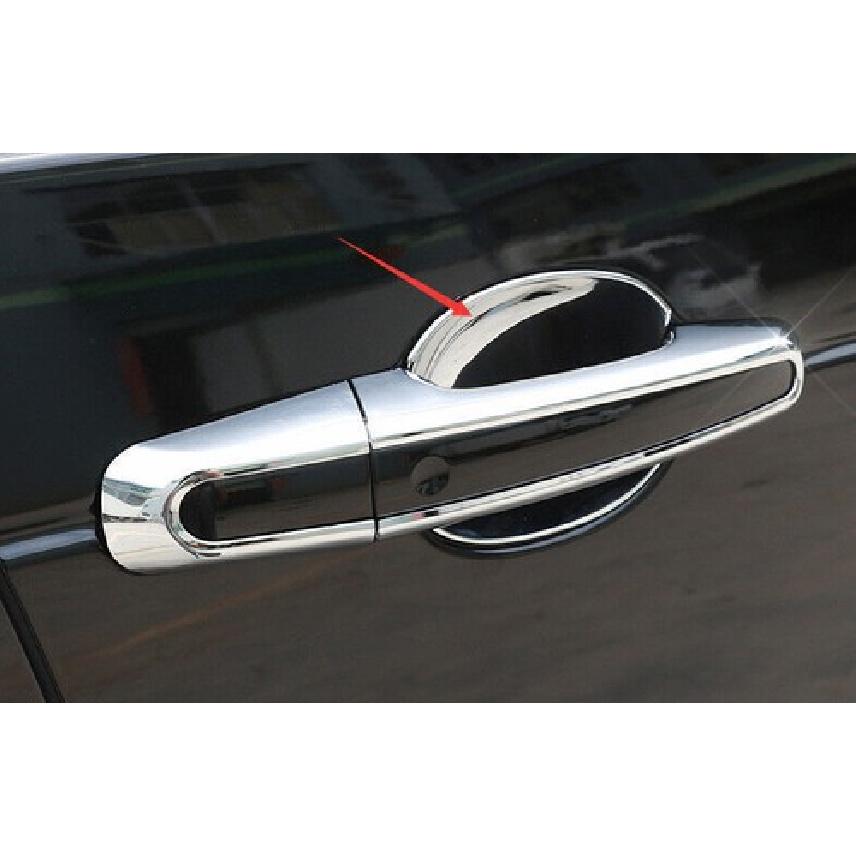 For Land Rover Discovery 5 2017-2020 Chrome Outside Door Bowl Cup Cover Trim 4pc