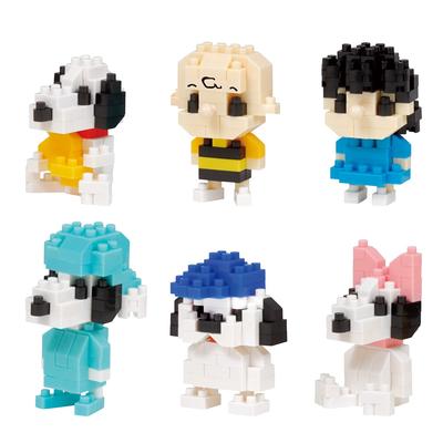 Nanoblock Mini Nano Peanuts Vol.2 (BOX) NBMC26S BOX Product 1 BOX  6 Pieces, Total 6 Types
