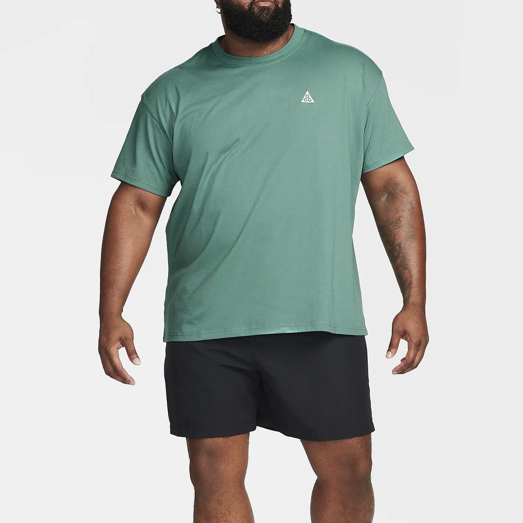 Nike T-shirt à manches courtes ample avec broderie de lettre ACG Col rond Hommes Hauts Bleu Foncé DJ3642-361