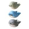 Hand-Carved Wooden Dolphin Figurine Cute Dolphin Statue Ocean Animal Desk & Home Decor, Handmade Wood Dolphin Ornament, Unique Gift for Animal Lovers