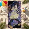 W-Watamote-e anime Towel Large Quick-Drying Microfiber soft Beach Towel for Travel Fitness Sauna Bathing Camping