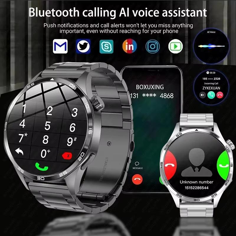 2025 Nou Ceas Inteligent GT5 PRO Ceas Bărbați 5 Pro Ecran AMOLED HD Apel Bluetooth Traiectorie GPS NFC Ritm Cardiac Busolă Ceasuri Inteligente