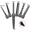 Multi-function LED 6-in-1 Curling Iron Egg Curling Iron 6pcs Replaceable Curling Tube Ceramic Gourd Tubes Hair Curler Ceramic Hair Rollers Set