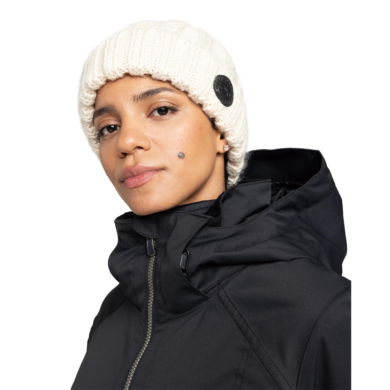 

Roxy Thick Cable Knit Beanie ERJHA04287 TDQ0 Women s