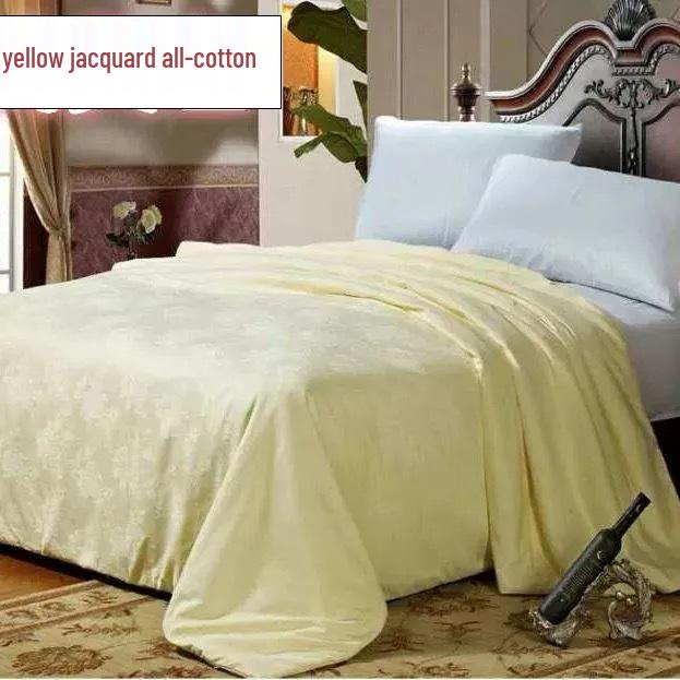 Reine Baumwolle Jacquard Seide Bettbezug Set