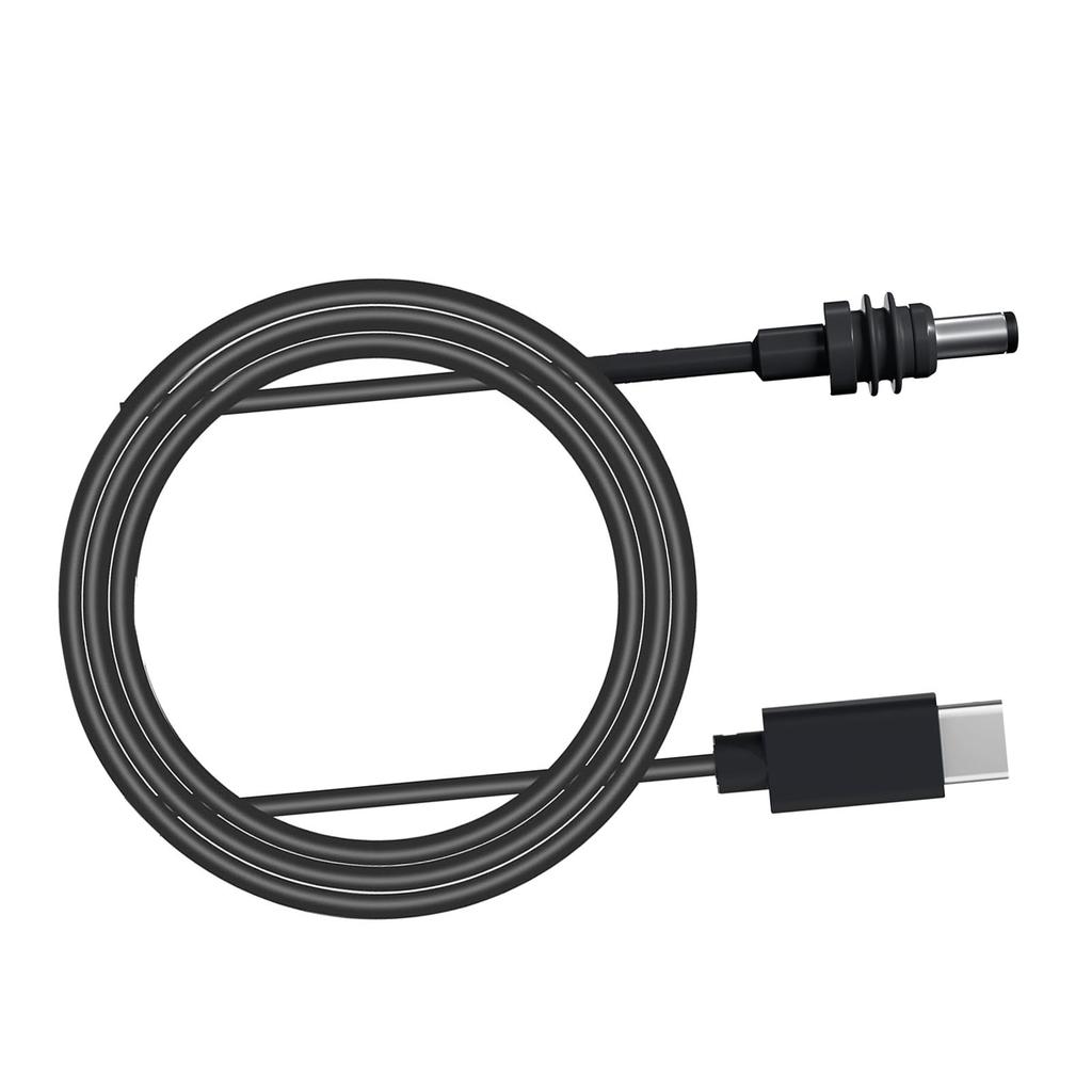 Rectangular Satellite DC Power Cable Replacement USB C To DC 100W 2m6.5ft for 65W PD Power Supply
