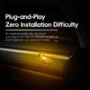 Car USB LED Rainbow Color Atmosphere Light LED Filament Lamp Portable Lighting Plug and Play Decorative Atmosphere Light