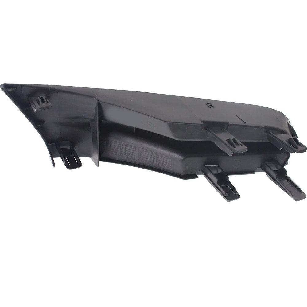 Left & Right Side Fog Light Bezels Black For Lexus ES350 2010-2012