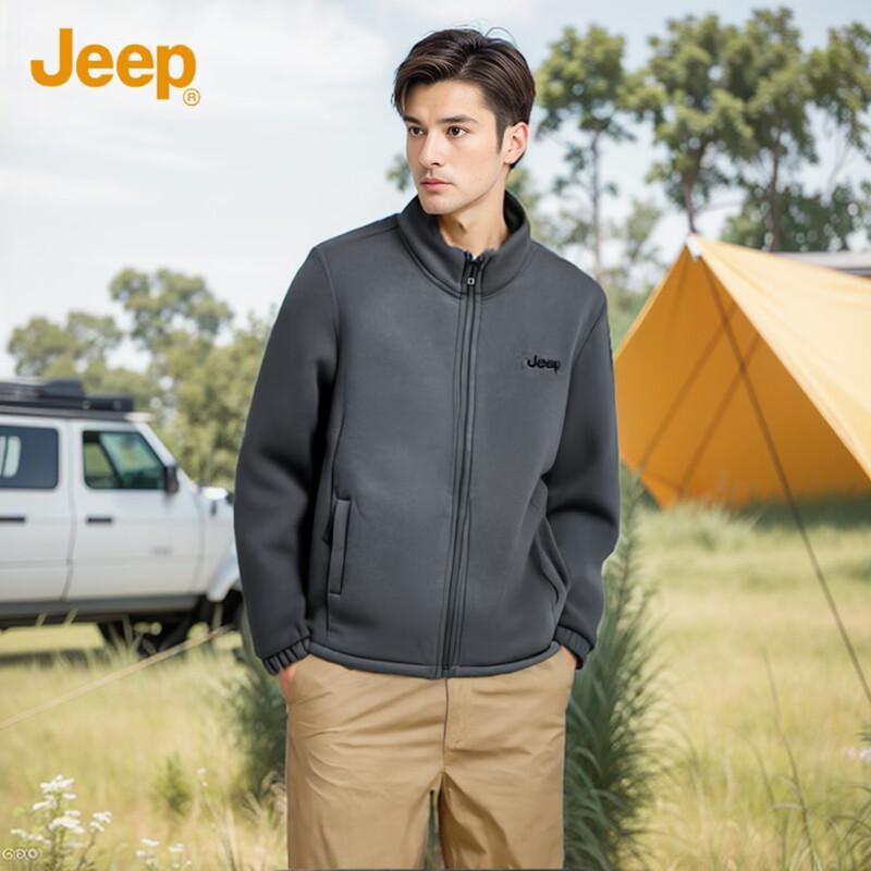 JEEP Men's Casual Winter Cardigan Hoodie