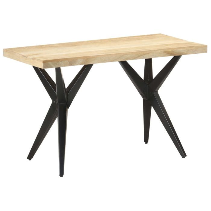 VidaXL Table de Salle à Manger Table de Cuisine Table à Dîner Table de Repas Meuble de Cuisine Maison Intérieur 120x60x76 cm 323560